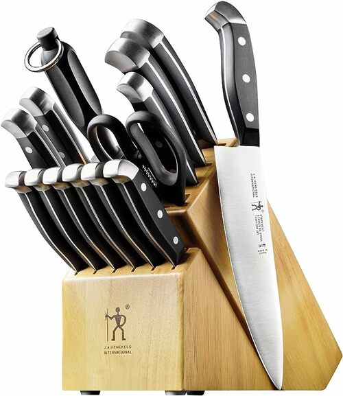 Premium 15-Piece Knife Set with Block