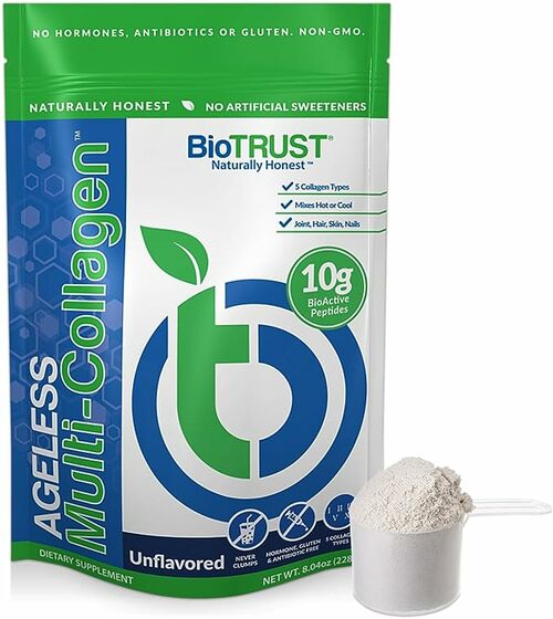 Ageless Multi Collagen Peptides Types I, II, III, V & X