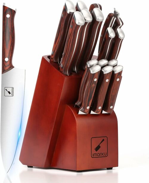 16-Piece Japanese Kitchen Knife Set