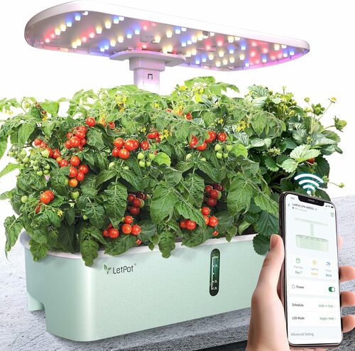 WiFi Controlled Indoor Hydroponics Growing System