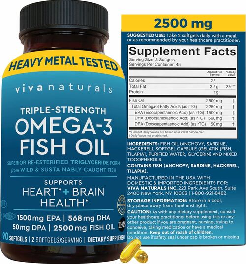 Triple-Strength Re-Esterified Omega-3 Fish Oil 