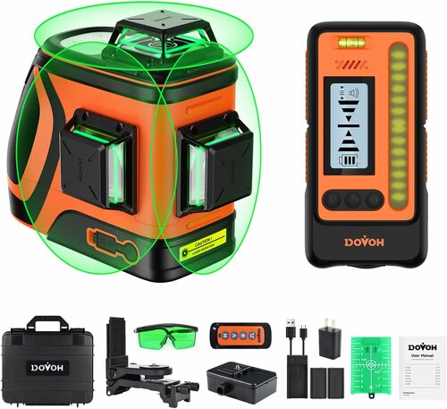 Long Range Laser Level Kit with Remote Control