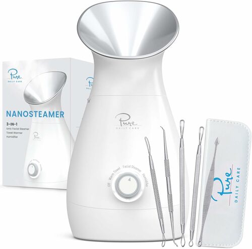 Nano Ionic Facial Steamer with Precise Temp Control