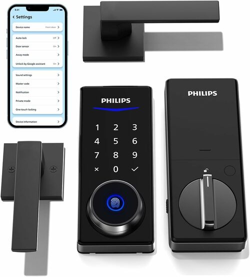 Keyless Entry Smart Lock with 2 Level Handles