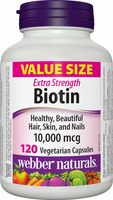 Extra Strength Biotin for Healthy Hair Skin & Nails