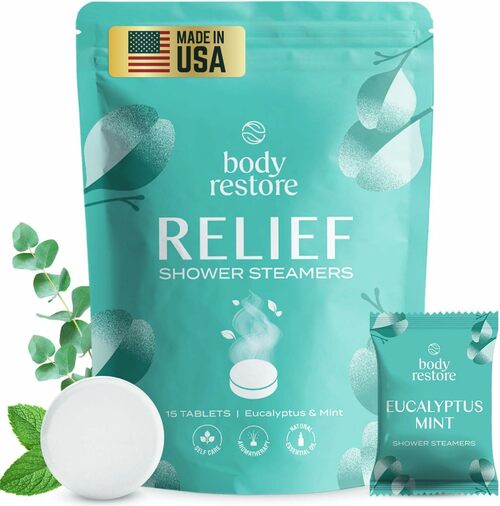 Eucalyptus Shower Steamers for Stress Relief