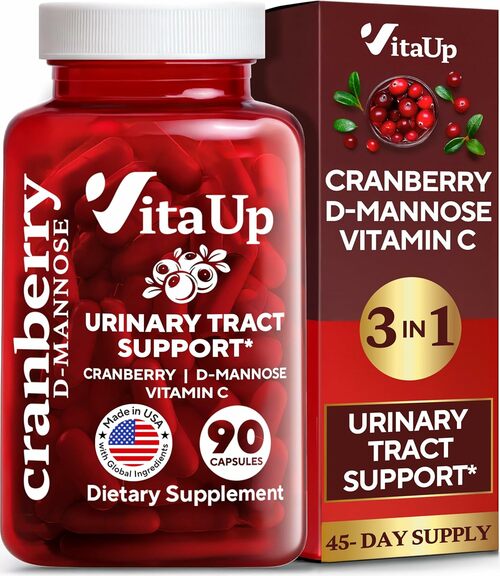 Cranberry D-Mannose 3-in-1 Urinary Tract Support