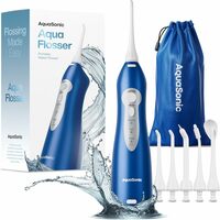 Cordless Rechargeable Aqua Flosser with 5 Jet Tips