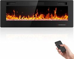 Electric Fireplace with Remote Control