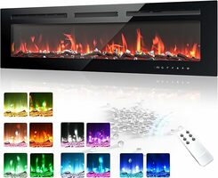 Adjustable Wall Mounted Electric Fireplace