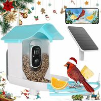 Solar Powered Bird Feeder with Camera