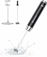 Rechargeable Milk Frother with Stand