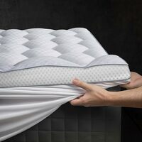 Ultra-Fluffy Memory Foam Mattress Topper