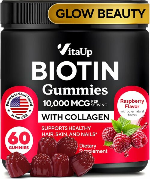 Biotin Gummies with Collagen – Hair, Skin & Nail Support