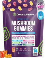 Organic Mushroom Gummies with Ashwagandha