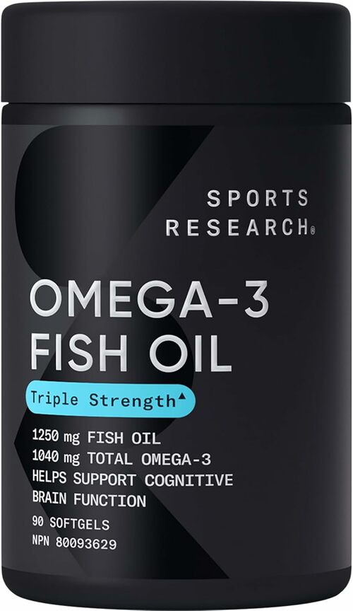 Top-Rated Omega 3 Fish Oil  - Brain Health Support