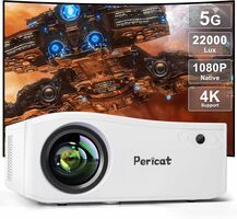 5G WiFi Bluetooth 1080P Movie Projector