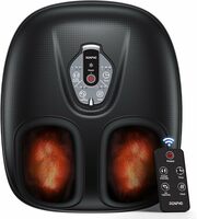Shiatsu Foot Massager with Heat - Cordless Remote Control