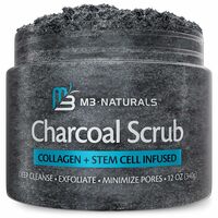 Charcoal Salt Scrub with Collagen & Stem Cells
