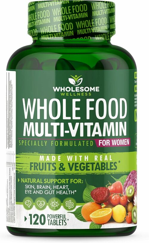 Whole Food Multivitamin for Women - Natural Daily Nutrition