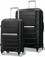 Freeform 2-Piece Luggage Set with Dual Spinner Wheels