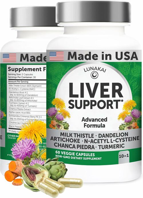 Liver Cleanse Detox & Repair with Milk Thistle