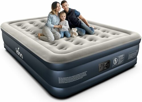 Portable Air Mattress with Built-In Pump