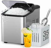 Countertop Ice Maker - Fast Chewable Nugget Ice