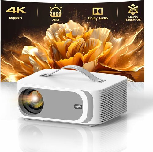 4K Smart Indoor/Outdoor Projector with Dolby Audio