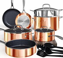 14PC Ceramic Nonstick Cookware Set PFAS Free