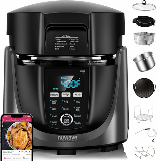 Multi-Function Pressure Cooker - Integrated Temp Probe