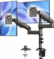 NitroGlide Dual Monitor Arms with Height Extension