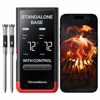 Wireless Meat Thermometer with Smart Display Base