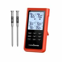 Wireless Meat Thermometer with LCD Base & Dual Probes