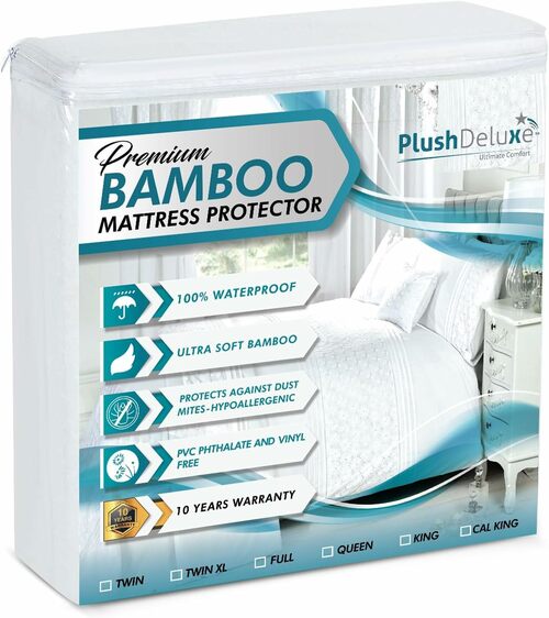 Premium Bamboo Waterproof Mattress Protector