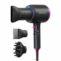 Ionic Hair Dryer with Diffuser & 3 Attachments