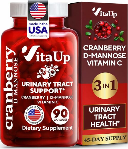 Cranberry D-Mannose 3-in-1 Urinary Tract Support