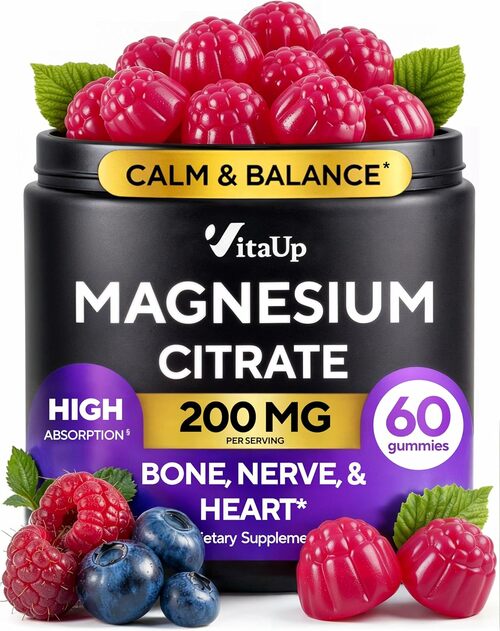 Magnesium Citrate Gummies - Nerve, Bone & Heart Support