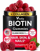 Biotin Gummies with Collagen – Hair, Skin & Nail Support