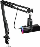 XLR/USB Gaming Microphone Kit with Boom Arm
