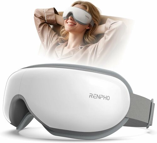 Heated Eye Massager for Relaxation & Eye Strain