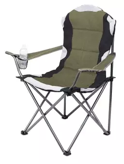 Padded Camping Folding Chair - 2-Pack