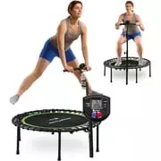 Rebounder Trampoline with Handle & Counter