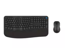 Ergonomic Wireless Keyboard & Mouse - Multi Device Use