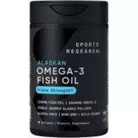 Triple Strength Wild Caught Alaskan Omega-3 Fish Oil