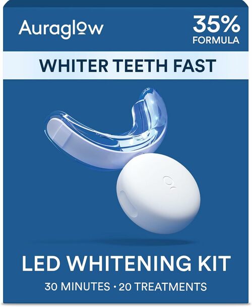 Complete Teeth Whitening Kit with LED Light
