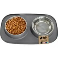 Dog Feeding Bowl Set - Spill Proof Mat