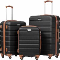 3-Piece Hardshell Luggage Set w/ TSA Lock