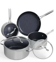 7pc Non Stick Cookware Set with Lids