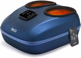 Dual Control Foot Massager with Soothing Heat